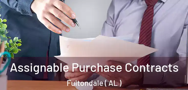  Assignable Purchase Contracts Fultondale ( AL )