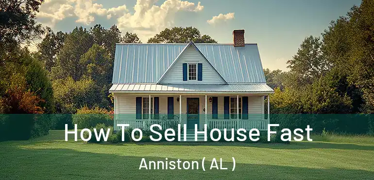  How To Sell House Fast Anniston ( AL )