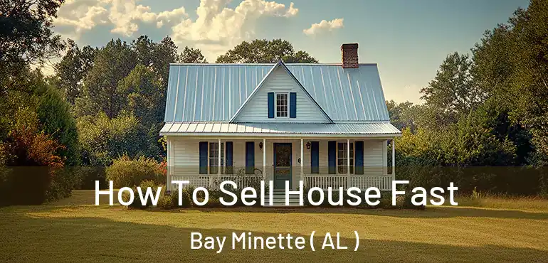  How To Sell House Fast Bay Minette ( AL )