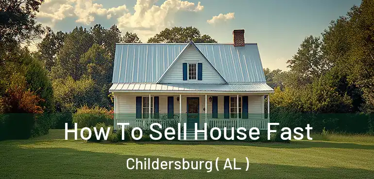  How To Sell House Fast Childersburg ( AL )