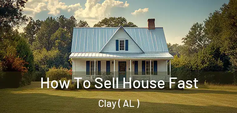  How To Sell House Fast Clay ( AL )