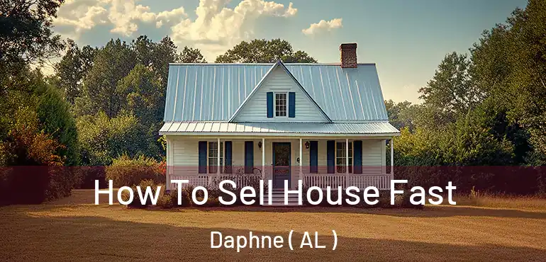  How To Sell House Fast Daphne ( AL )