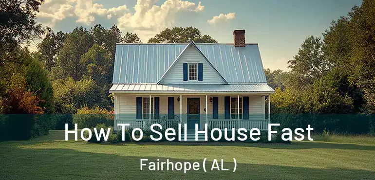  How To Sell House Fast Fairhope ( AL )