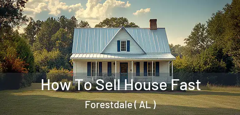  How To Sell House Fast Forestdale ( AL )