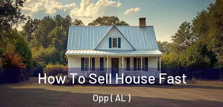  How To Sell House Fast Opp ( AL )