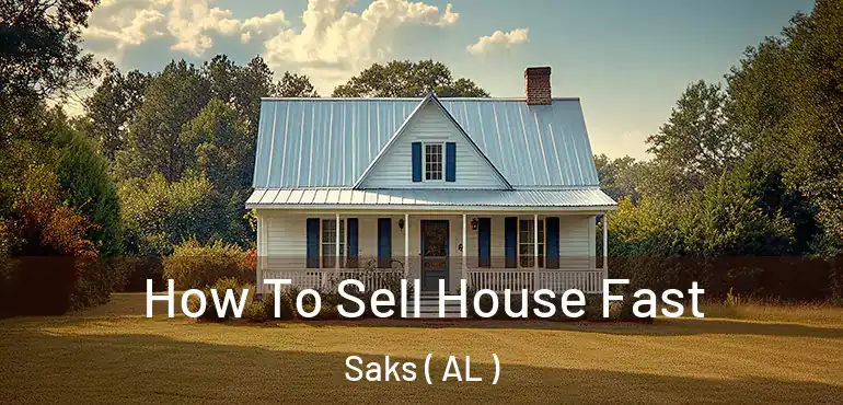  How To Sell House Fast Saks ( AL )