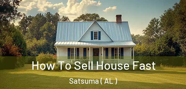 How To Sell House Fast Satsuma ( AL )