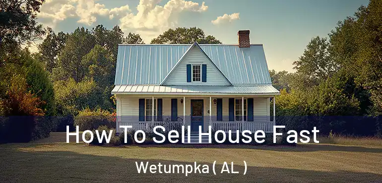  How To Sell House Fast Wetumpka ( AL )