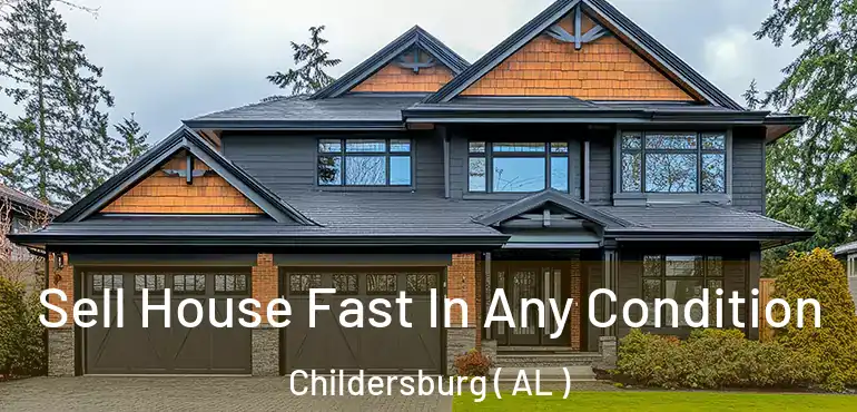  Sell House Fast In Any Condition Childersburg ( AL )