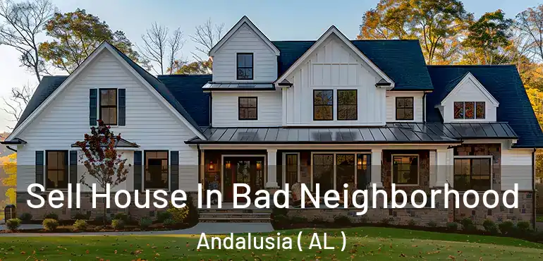  Sell House In Bad Neighborhood Andalusia ( AL )