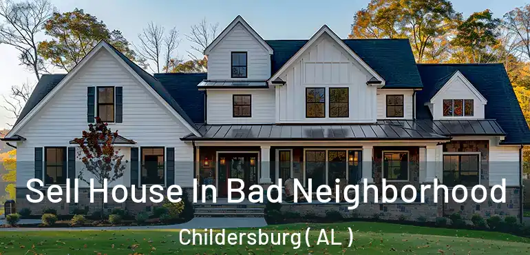  Sell House In Bad Neighborhood Childersburg ( AL )
