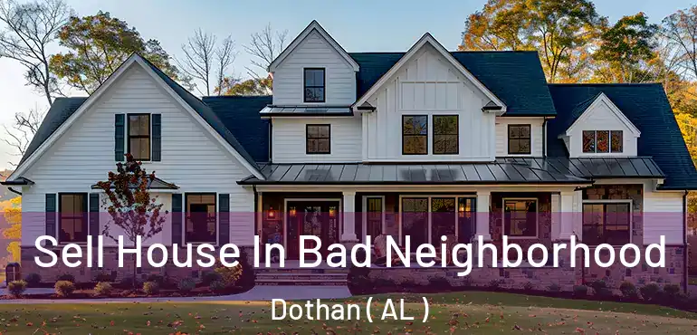  Sell House In Bad Neighborhood Dothan ( AL )