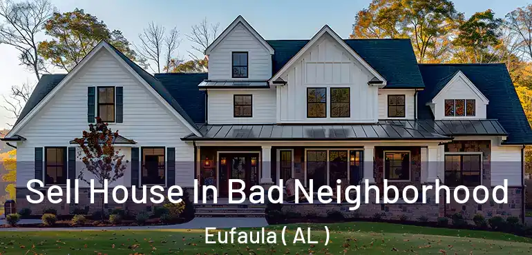  Sell House In Bad Neighborhood Eufaula ( AL )