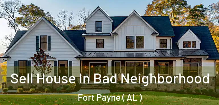 Sell House In Bad Neighborhood Fort Payne ( AL )