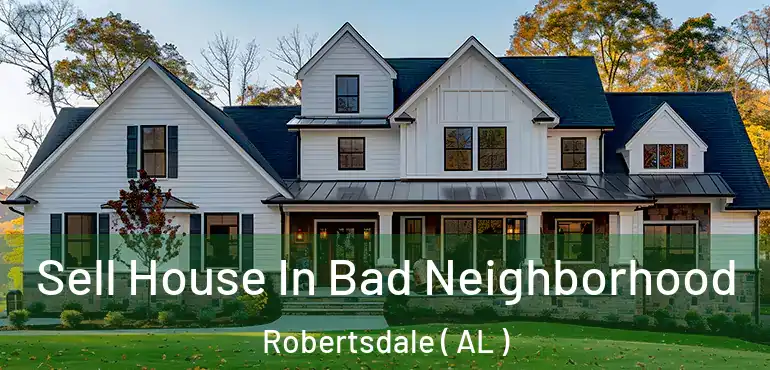  Sell House In Bad Neighborhood Robertsdale ( AL )