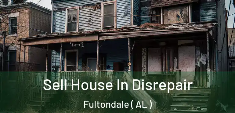  Sell House In Disrepair Fultondale ( AL )