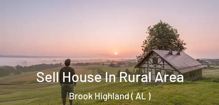  Sell House In Rural Area Brook Highland ( AL )
