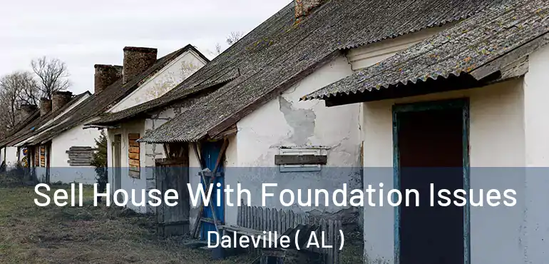  Sell House With Foundation Issues Daleville ( AL )