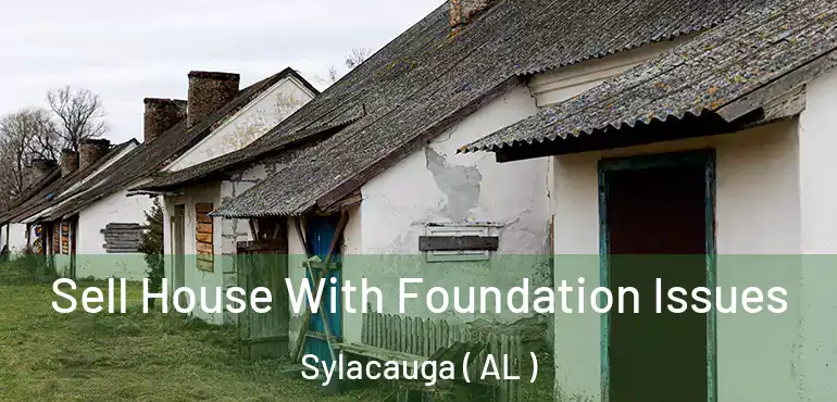  Sell House With Foundation Issues Sylacauga ( AL )