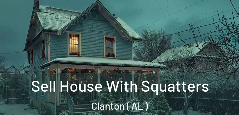  Sell House With Squatters Clanton ( AL )