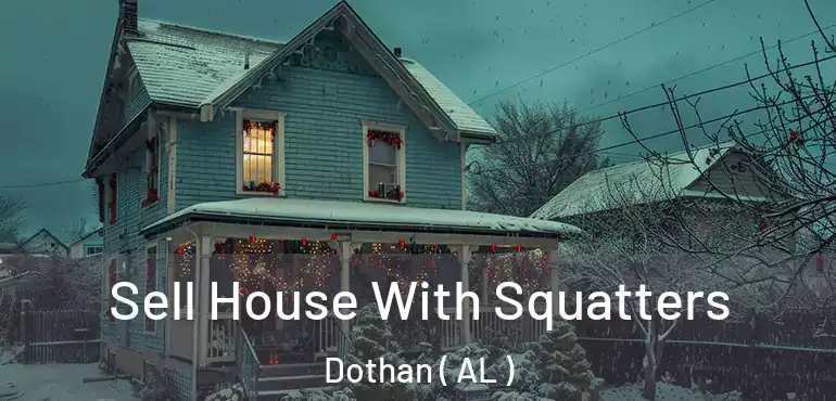  Sell House With Squatters Dothan ( AL )