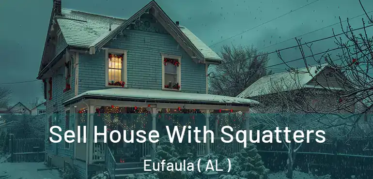  Sell House With Squatters Eufaula ( AL )