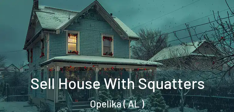  Sell House With Squatters Opelika ( AL )