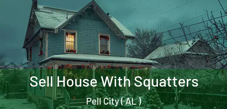  Sell House With Squatters Pell City ( AL )