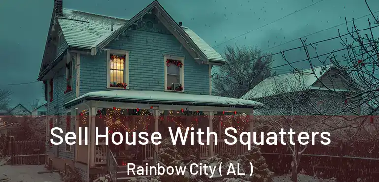  Sell House With Squatters Rainbow City ( AL )