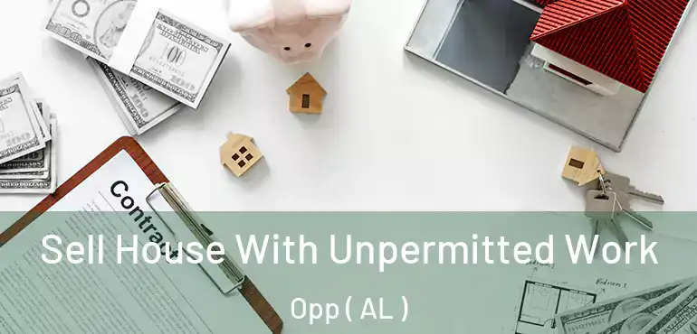  Sell House With Unpermitted Work Opp ( AL )