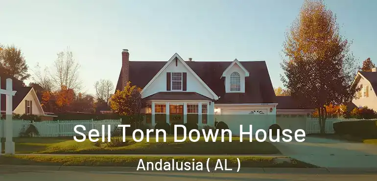 Sell Torn Down House Andalusia ( AL )