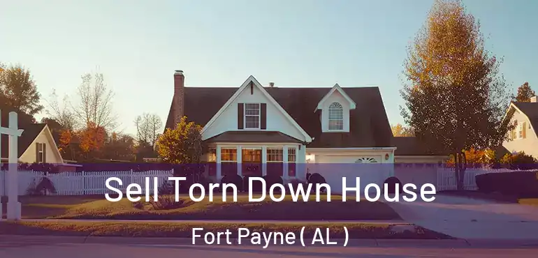  Sell Torn Down House Fort Payne ( AL )
