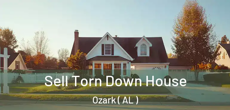  Sell Torn Down House Ozark ( AL )