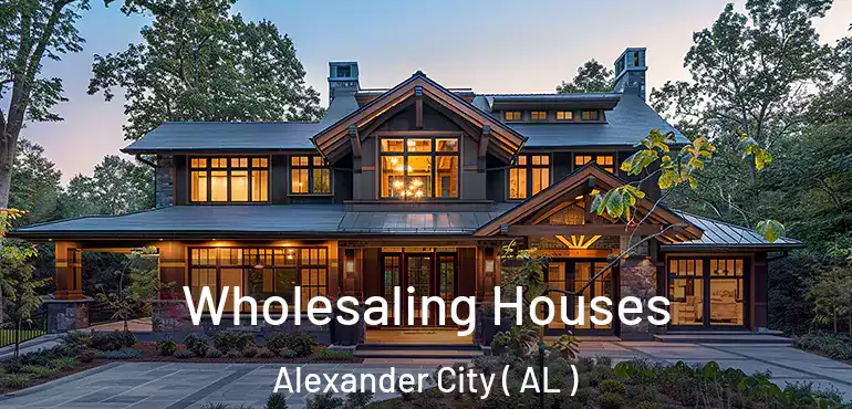  Wholesaling Houses Alexander City ( AL )