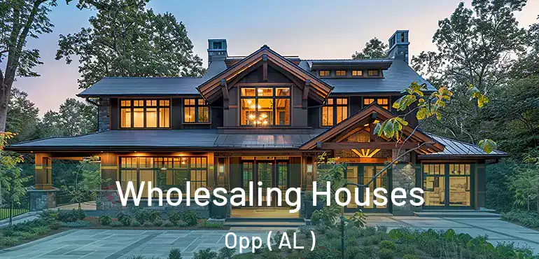 Wholesaling Houses Opp ( AL )